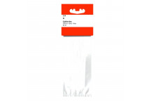 Autobar Cable Ties 300mm x 4.8mm White Pack of 20